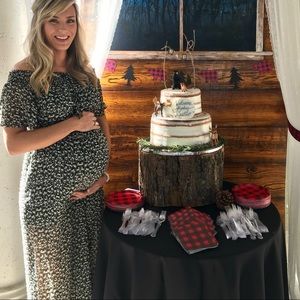 Off the Shoulder Maxi Dress Size S